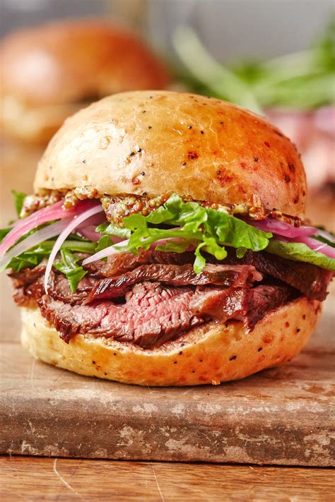sirloin-steak-sandwiches-kitchn image