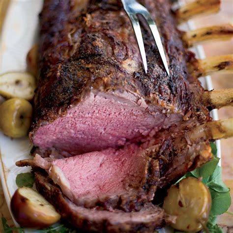 horseradish-and-herb-crusted-beef-rib-roast-food image