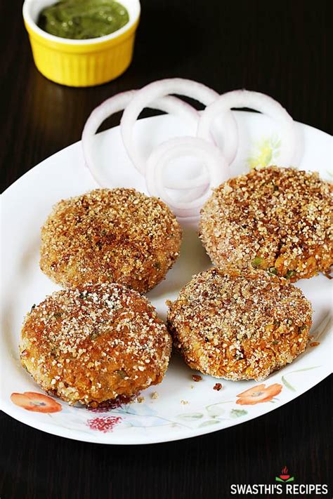 soya-burger-with-soya-granules-cutlet-swasthis image