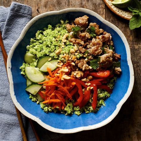 vietnamese-pork-broccoli-rice-bowls-eatingwell image