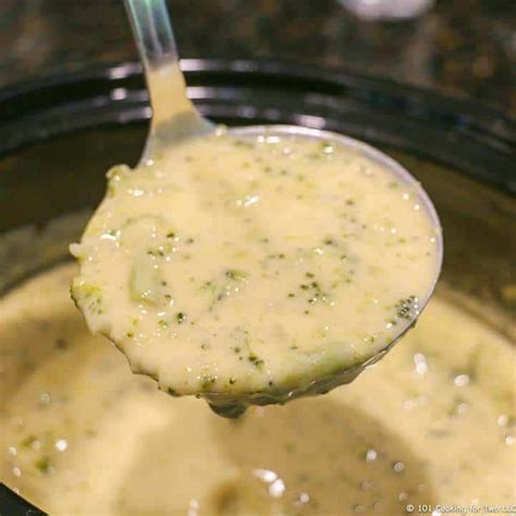 crock-pot-broccoli-cheese-soup-101-cooking-for-two image