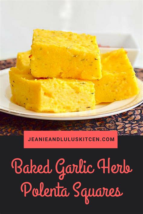 baked-garlic-herb-polenta-squares-jeanie-and-lulus image
