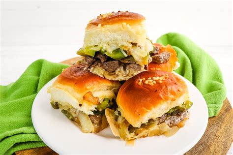 the-best-philly-cheesesteak-sliders-recipe-delightful image