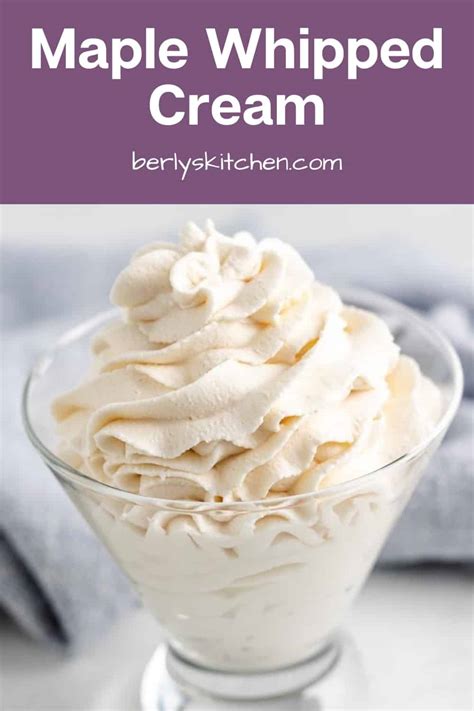 easy-maple-whipped-cream-berlys-kitchen image