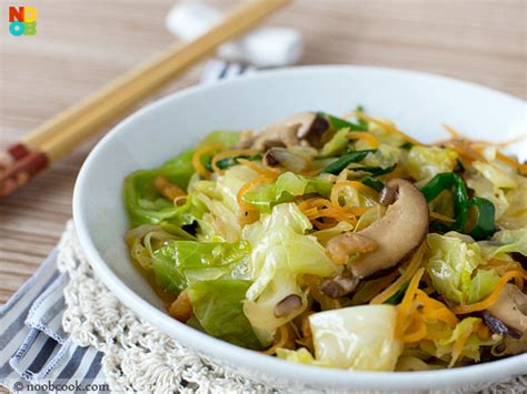 stir-fried-cabbage-easy-vegetable-stir-fry-noob image