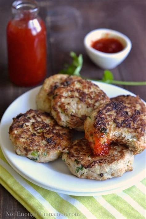 clean-eating-thai-chicken-patties-with-sweet-chili-sauce image