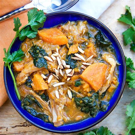 moroccan-chicken-stew-with-sweet-potatoes-apricots image