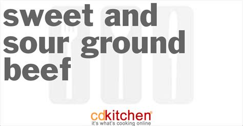 sweet-and-sour-ground-beef-recipe-cdkitchencom image