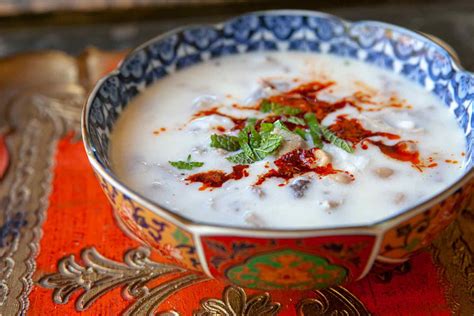 spicy-turkey-soup-with-yogurt-chickpeas-and-mint image