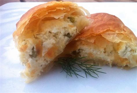 phyllo-dough-rolls-with-feta-cheese-and-peppers image