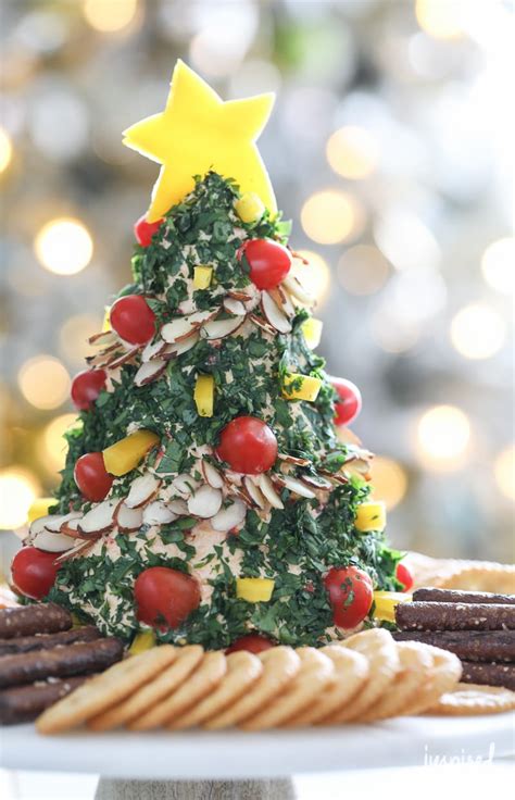 a-festive-christmas-tree-cheese-ball-appetizer image