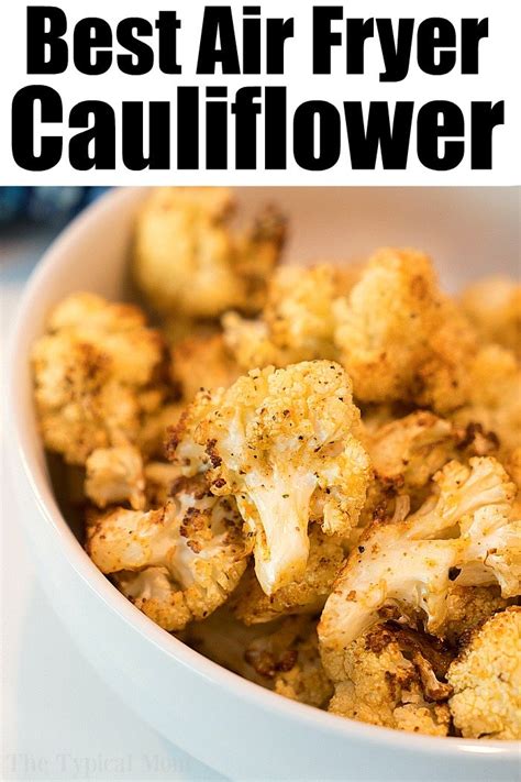 best-air-fryer-cauliflower-ever-ninja-foodi-cauliflower image
