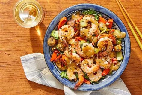 recipe-miso-butter-shrimp-with-stir-fried-vegetables image