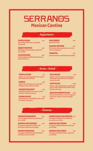 free-printable-mexican-menu-templates image