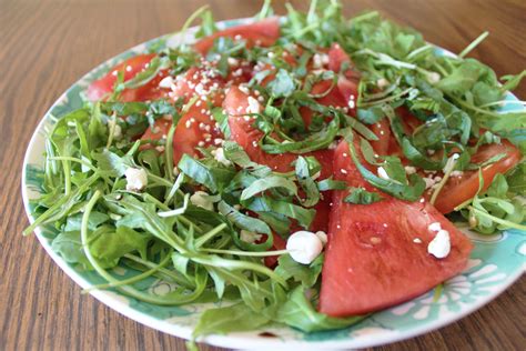 watermelon-tomato-salad-with-balsamic-dressing image