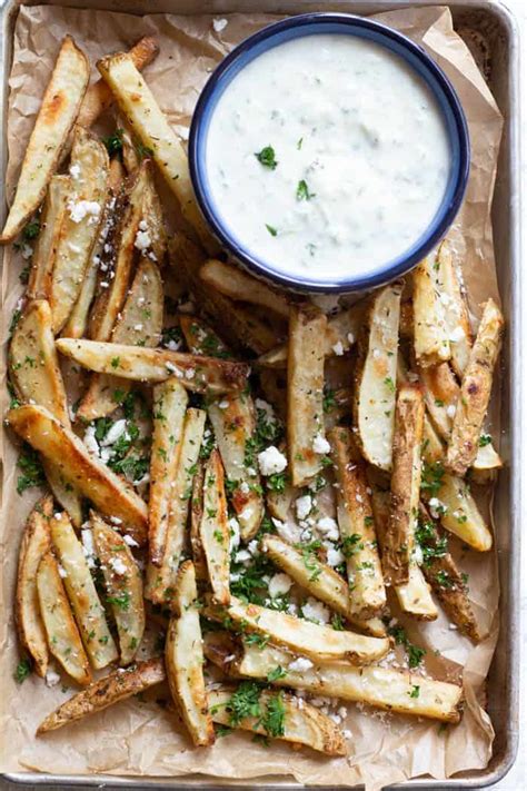 best-greek-oven-baked-fries-unicorns-in-the-kitchen image