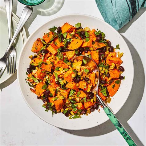 spicy-roasted-sweet-potato-salad-southern-living image