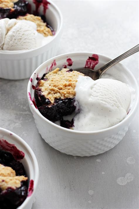 vegan-blueberry-cobbler-cook-nourish-bliss image