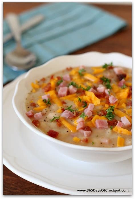 slow-cooker-white-bean-soup-with-ham-bacon-and image