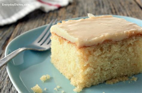 vanilla-cake-with-brown-butter-glaze-recipe-everyday image
