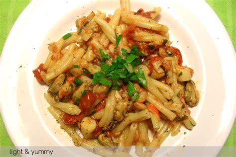 pasta-with-frozen-seafood-quick-recipe-light-yummy image