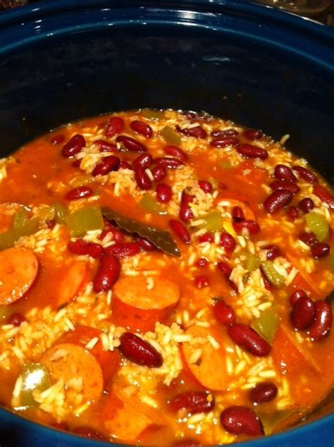 red-beans-andouille-sausage-rice-stew-a-food-lovers-blog image