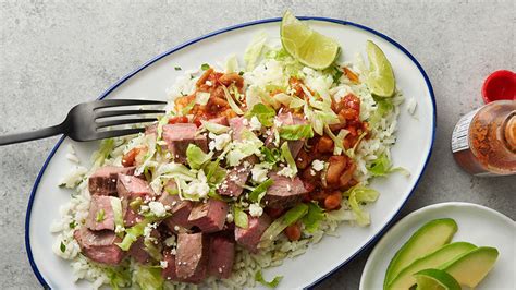 steak-burrito-bowl-recipe-tablespooncom image