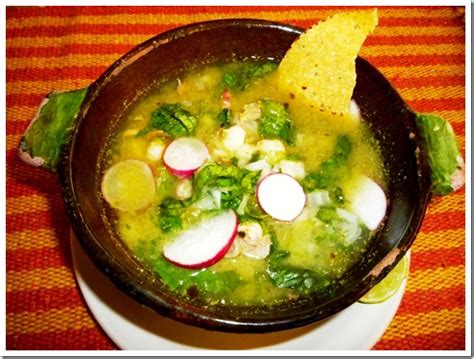 mexican-green-pozole-soup-guerrero-style-mexican image