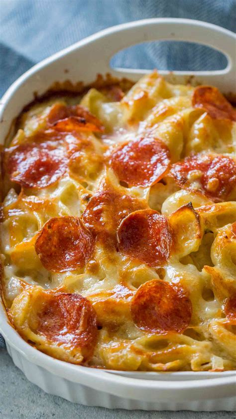 easy-pepperoni-pizza-casserole-recipe-sweet-and image