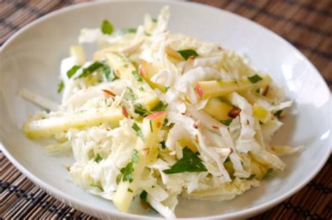 cabbage-and-apple-salad-with-honey-ginger-dressing image