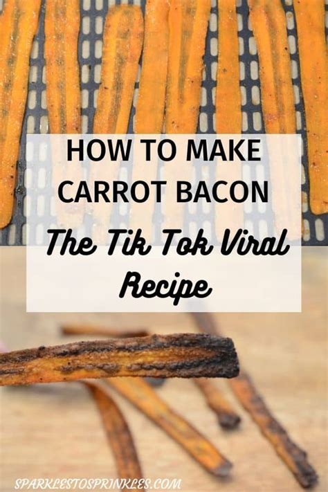 how-to-make-carrot-bacon-the-tik-tok-viral image