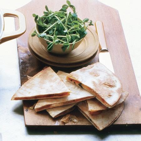 bbq-onion-and-smoked-gouda-quesadillas-with-pea image