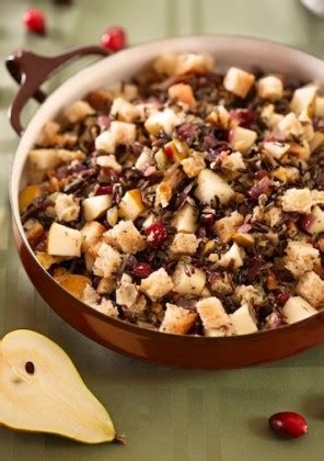 cranberry-pear-wild-rice-stuffing-vegkitchen image