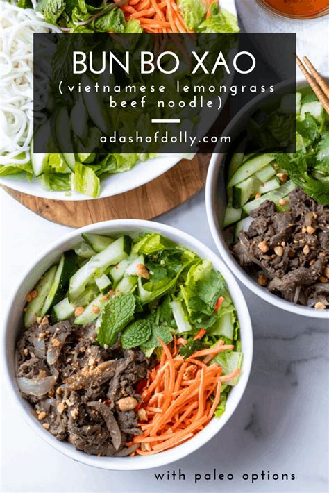 bun-bo-xao-vietnamese-lemongrass-beef-noodle-salad image