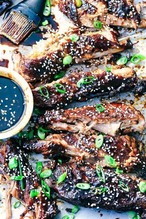 slow-cooker-sticky-asian-ribs-with-sticky-sauce image