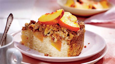 fresh-peach-coffee-cake-with-pecan-streusel image