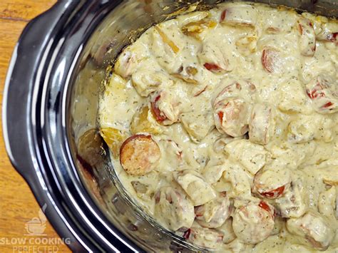 creamy-slow-cooker-sausage-and-potatoes-slow image