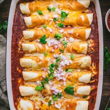 easy-chicken-enchiladas image