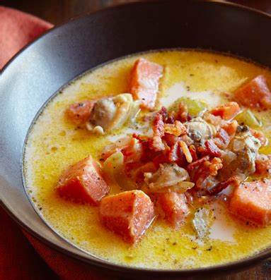 sweet-potato-clam-chowder-with-bacon-global-chef image