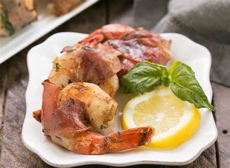 prosciutto-wrapped-shrimp-with-basil-lemon-marinade image