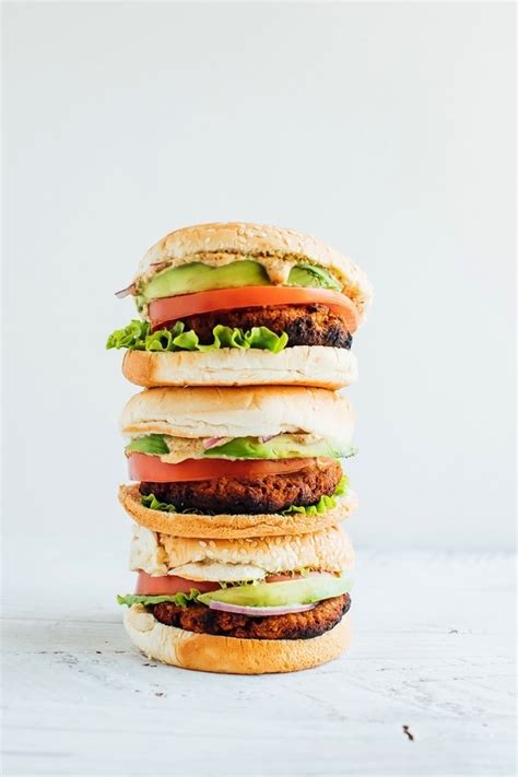 the-best-tempeh-veggie-burger-eating-bird-food image