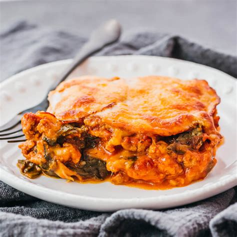 keto-lasagna-with-turkey-slices-savory-tooth image