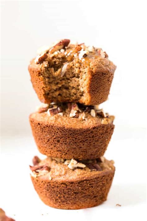 healthy-honey-applesauce-blender-muffins-simply image