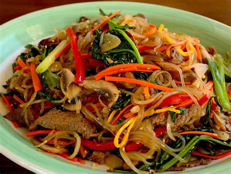 sweet-potato-starch-noodles-stir-fried-with-vegetables image
