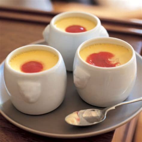 meyer-lemon-pots-de-crme-with-raspberry-sauce image
