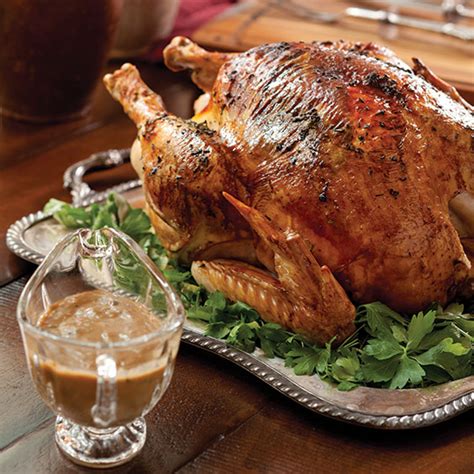 easy-roast-turkey-with-pan-gravy-recipe-paula-deen-magazine image