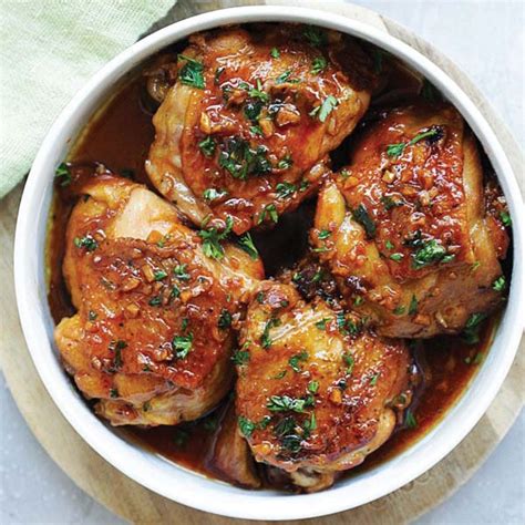 instant-pot-chicken-recipes-honey-garlic-chicken image