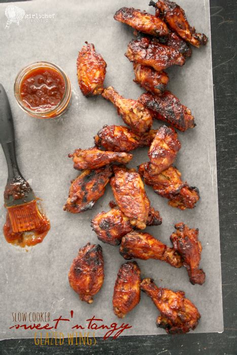 slow-cooker-sweet-n-tangy-glazed-chicken-wings image