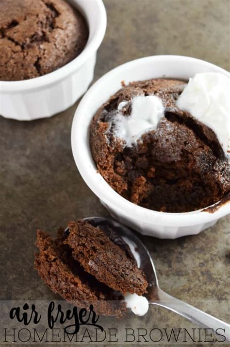 how-to-make-homemade-brownies-in-the-air-fryer image