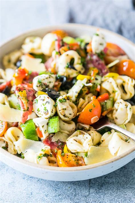 italian-antipasto-tortellini-pasta-salad-my-food-story image
